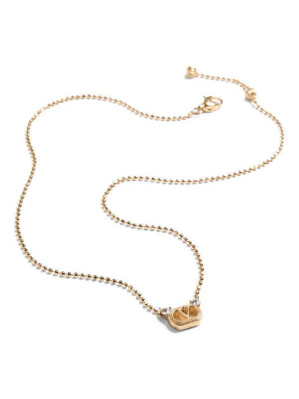 Ovalette Necklace in Metal and Swarovski® Crystals