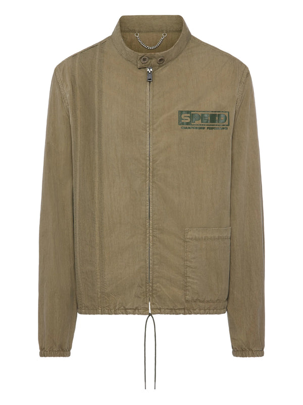 Vintage-style sportswear jacket