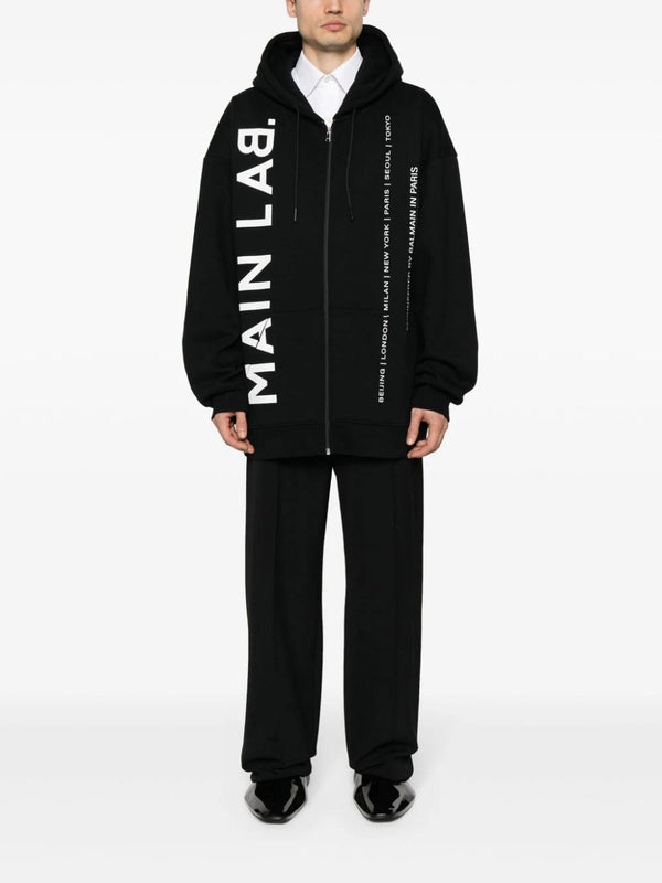 Main Lab Zipped Hoodie