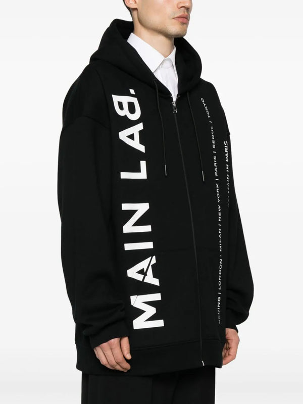 Main Lab Zipped Hoodie