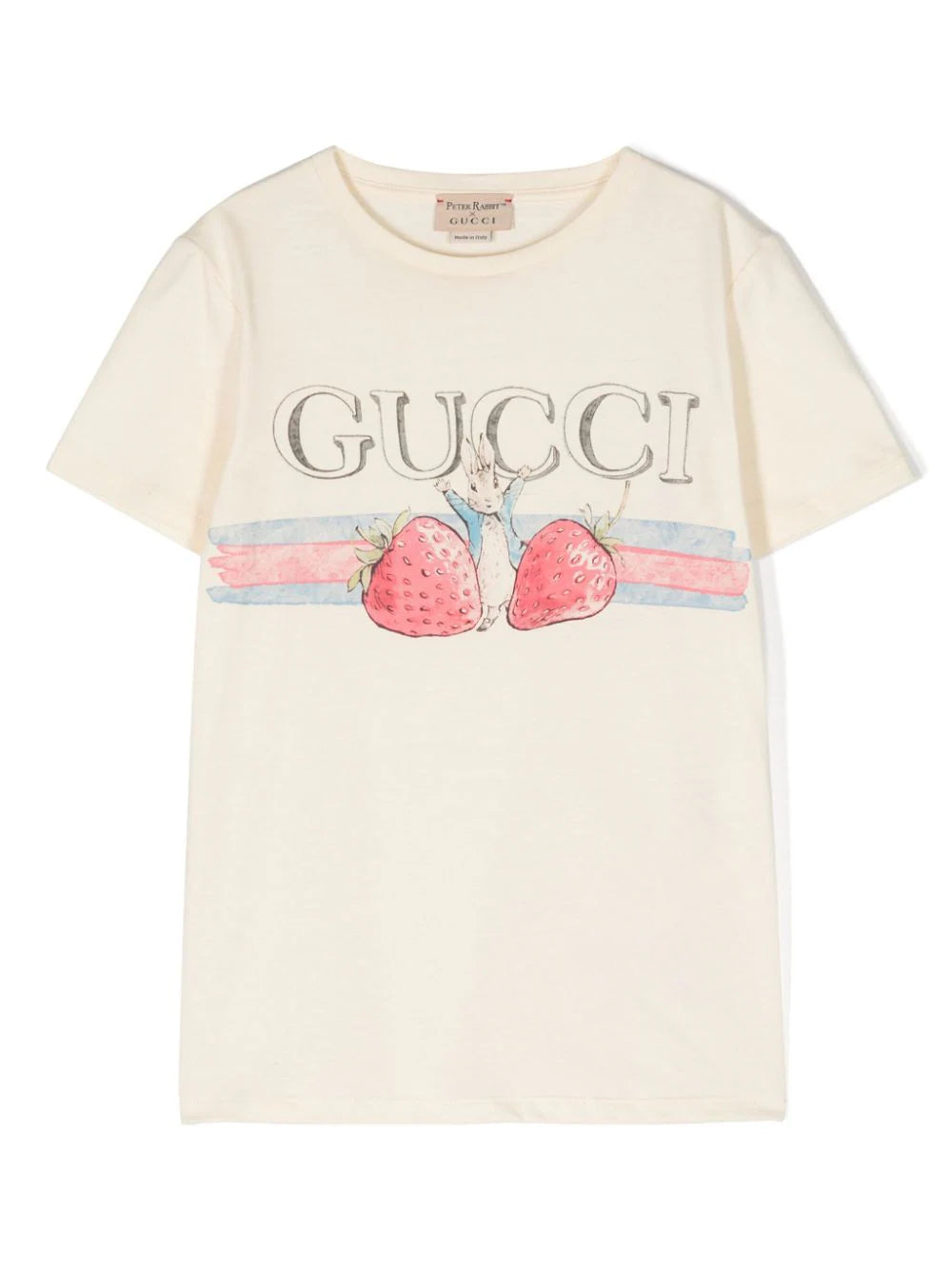 T-shirt Peter Rabbit™ x Gucci Gucci Kids Bianco | Grifo210