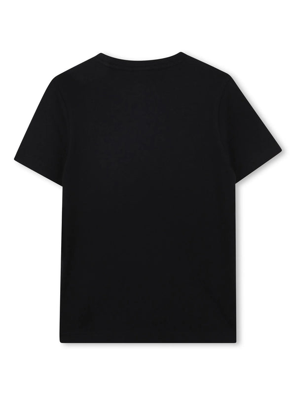 Jersey T-shirt with printed logo