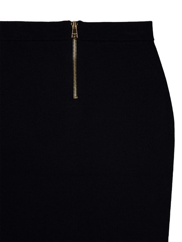 Mini-knit skirt