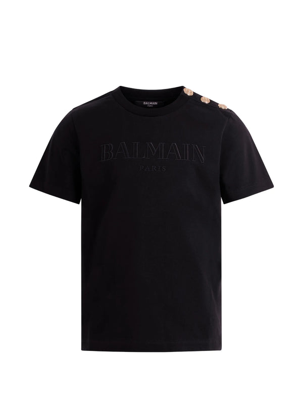 T-shirt with buttons