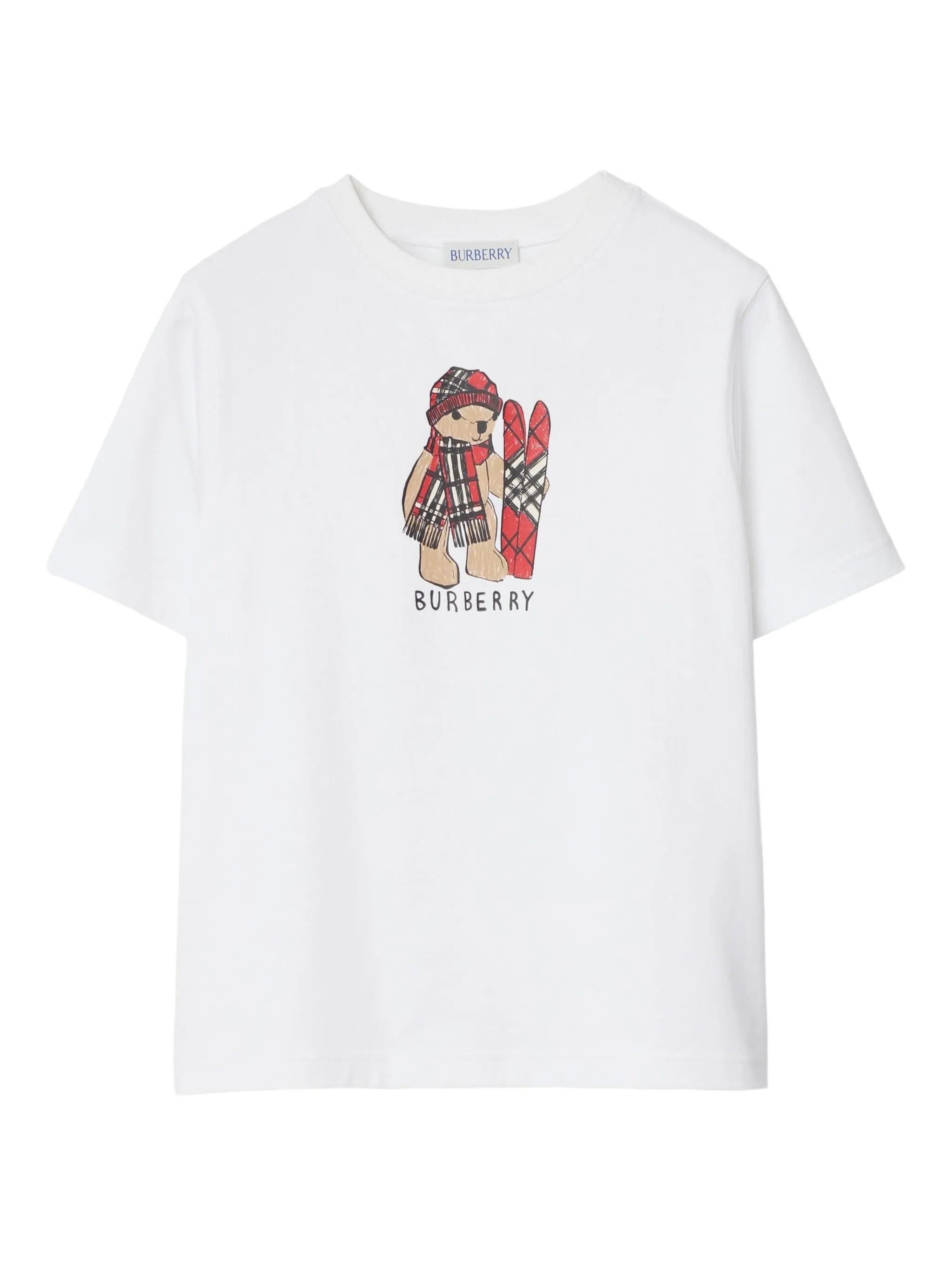 Ski Bear T-shirt Burberry Kids Bianco | Grifo210