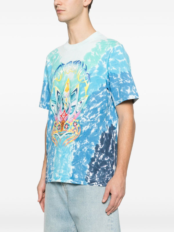 T-shirt tie dye surf lotus