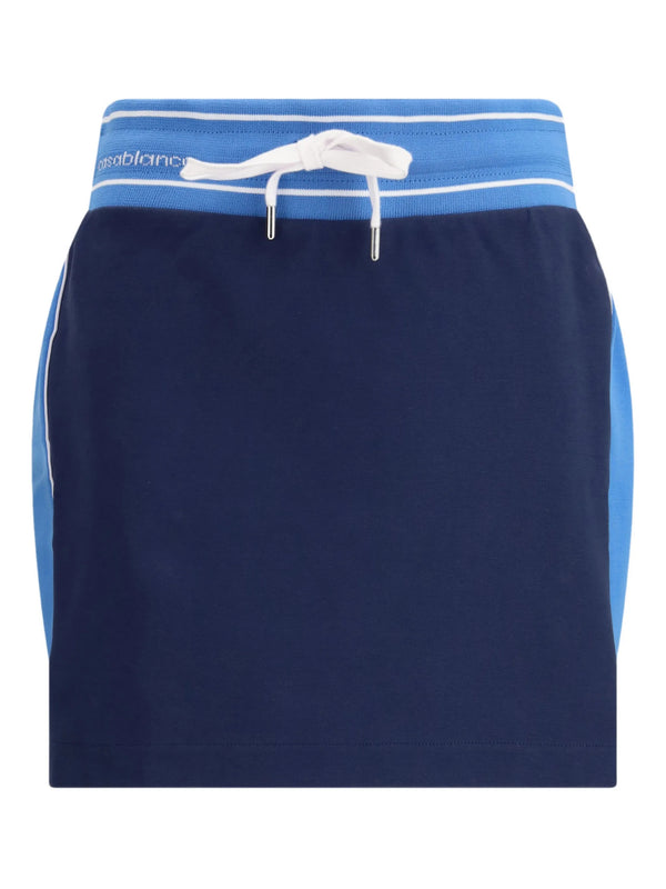 Drawstring mini skirt