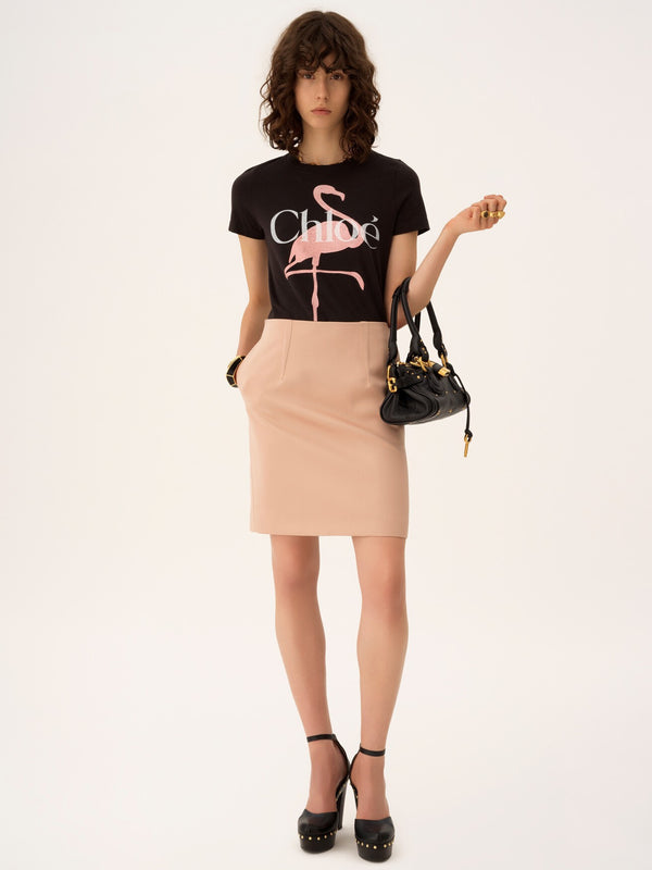 Baby fit T-shirt with logo in cotton jersey