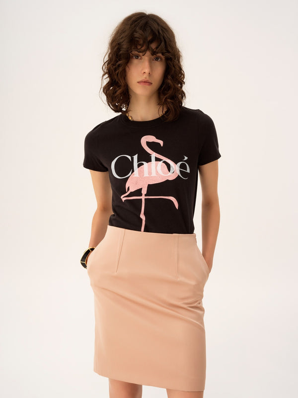 Baby fit T-shirt with logo in cotton jersey