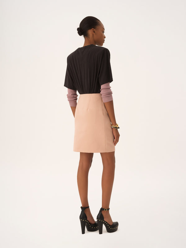 Loose-fitting T-shirt with logo in cotton jersey