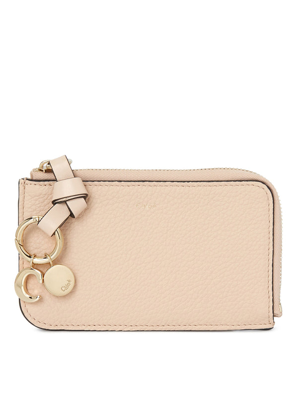 Chloé purse in grained leather with card slots