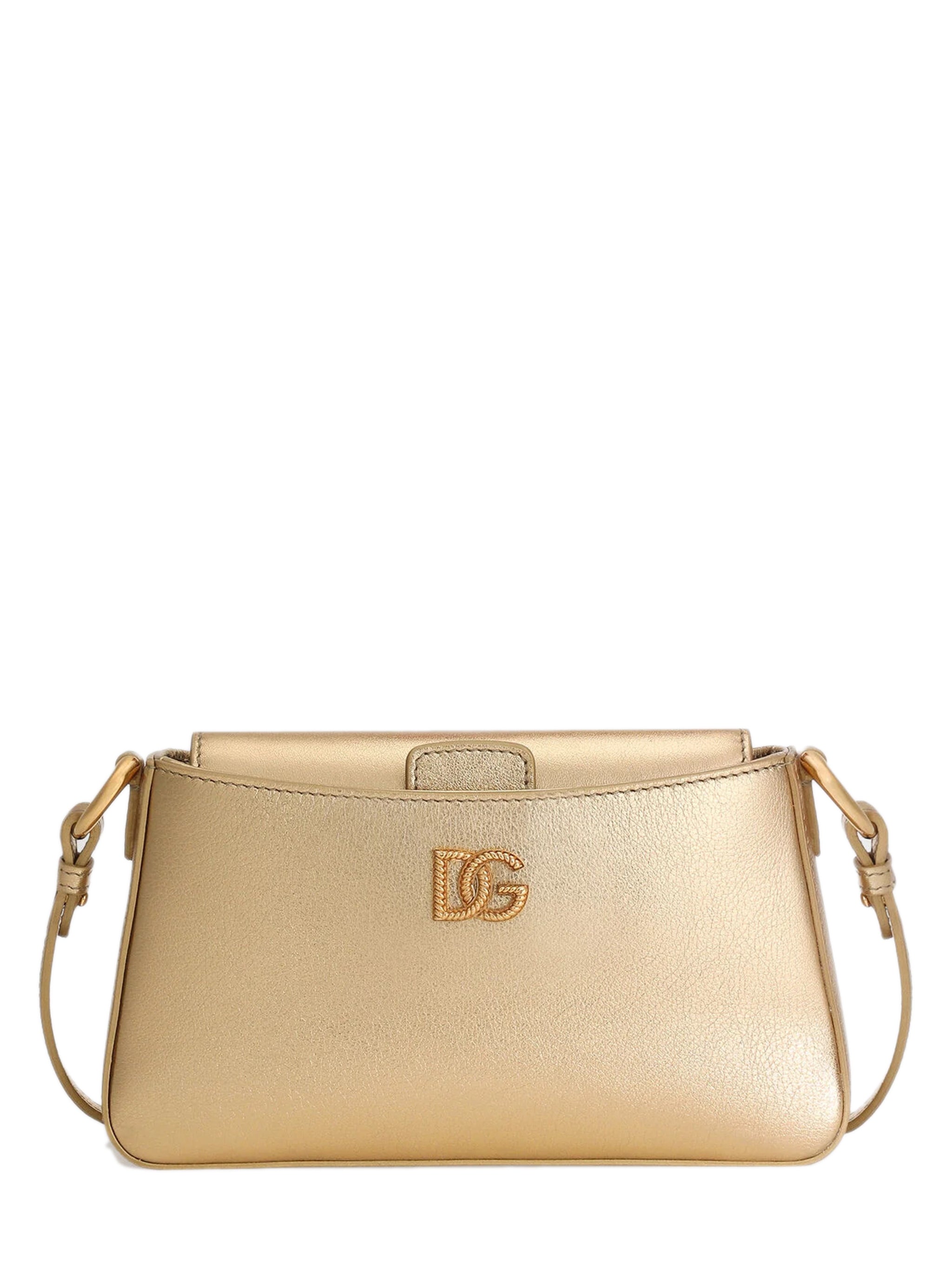 Dolce & Gabbana D&G ゴールド パーティーバッグ Calfskin phone bag Dolce & Gabbana Oro | Grifo210