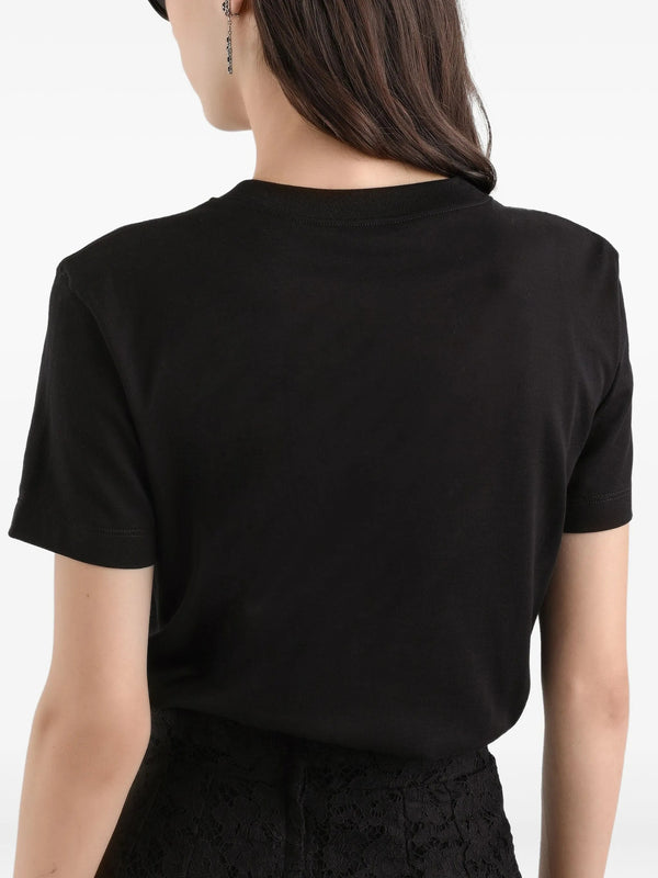 Jersey T-shirt with embroidery