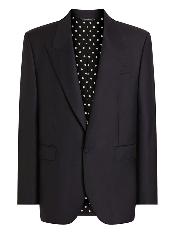 Double-breasted sicilia virgin wool jacket