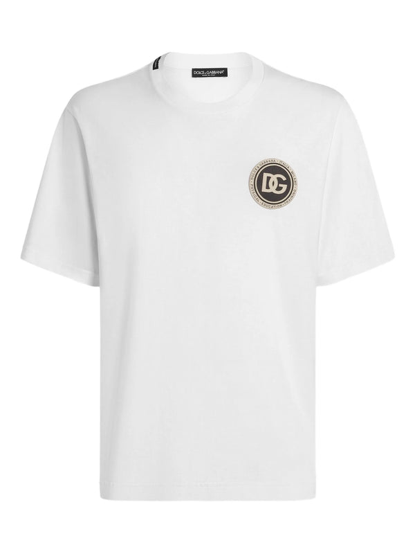 Cotton T-shirt with patch