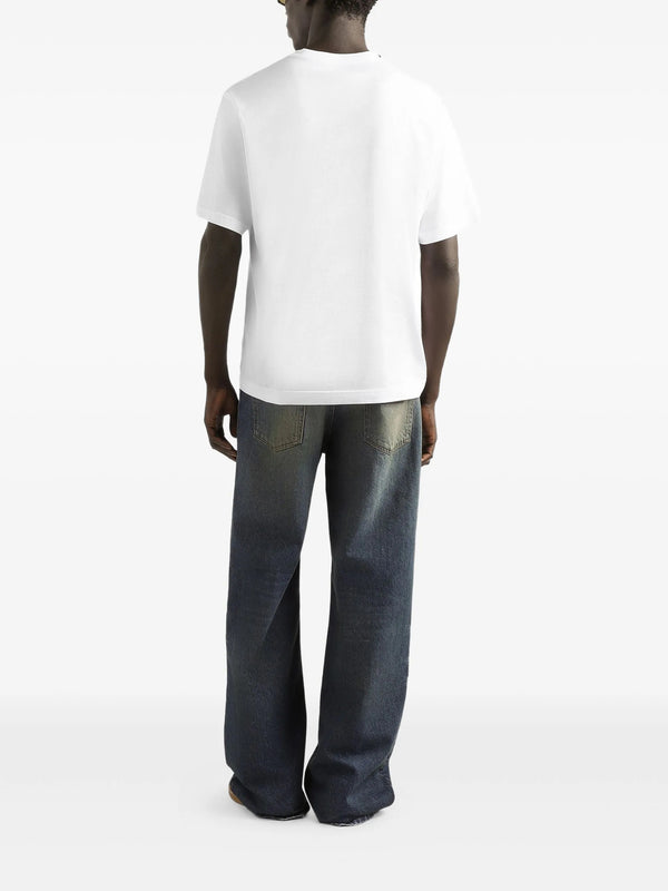 Cotton T-shirt with patch