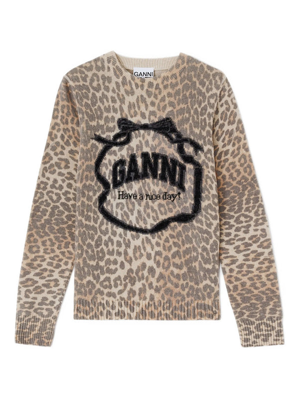 Graphic Wool Jumper