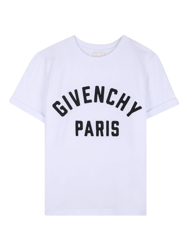 T-shirt con ricamo Givenchy Paris