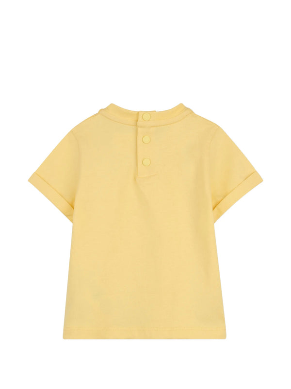 T-shirt with embroidered logo