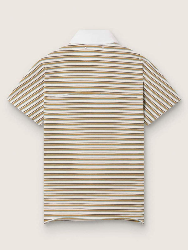 Polo in jersey a righe