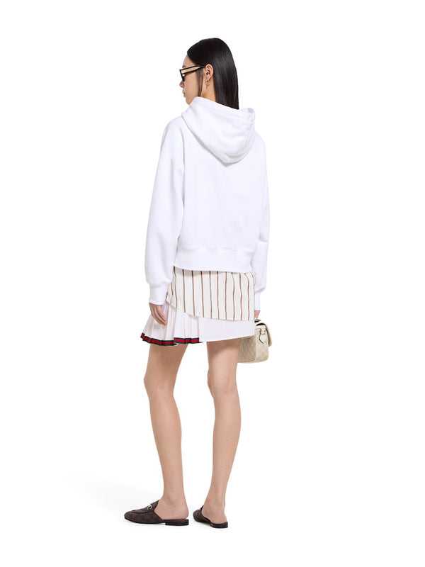 Cotton jersey sweatshirt with print