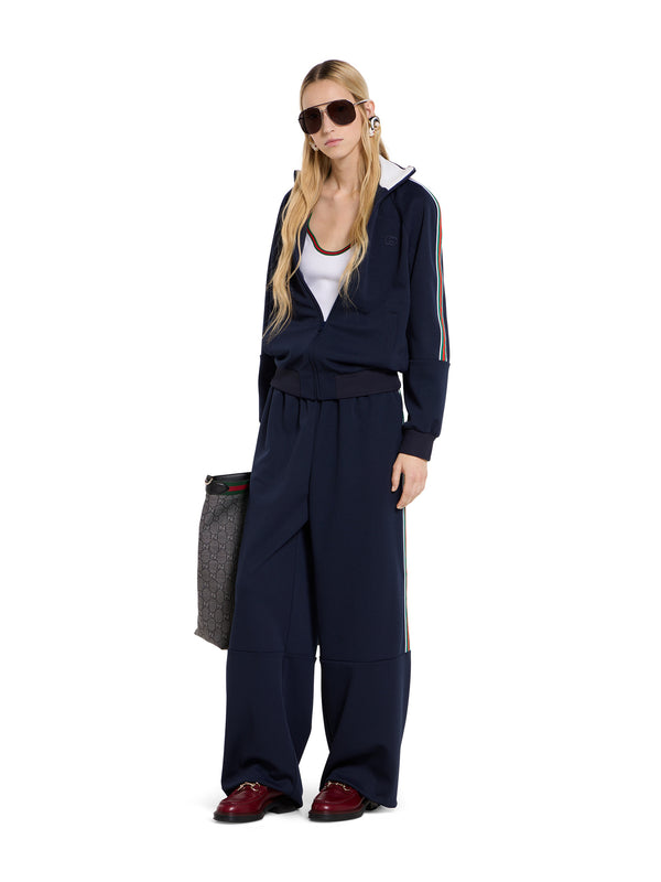 Pantalone sportivo in jersey tecnico