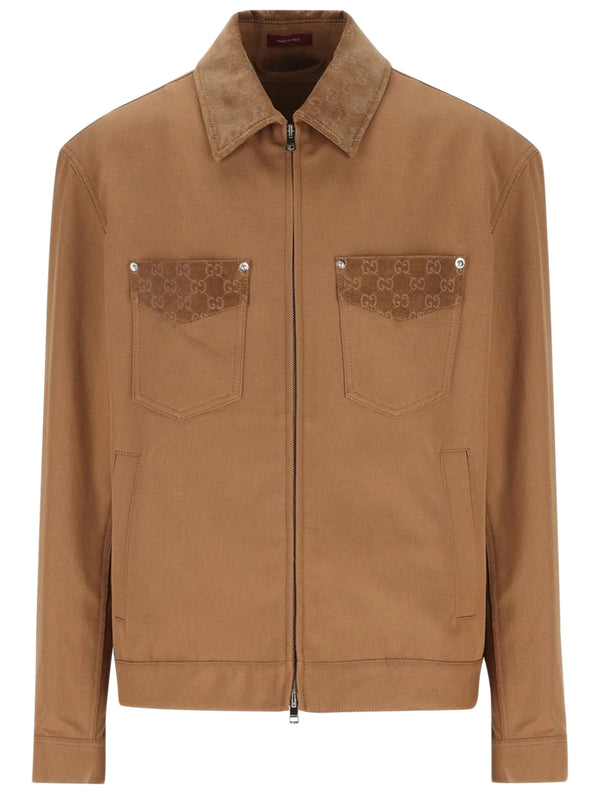 Jacket with GG details