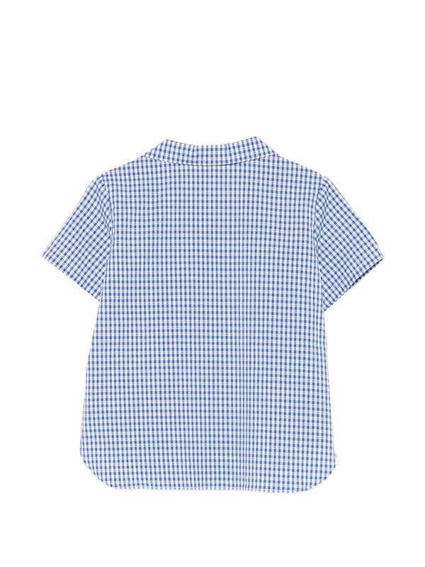 Camicia in cotone a quadretti
