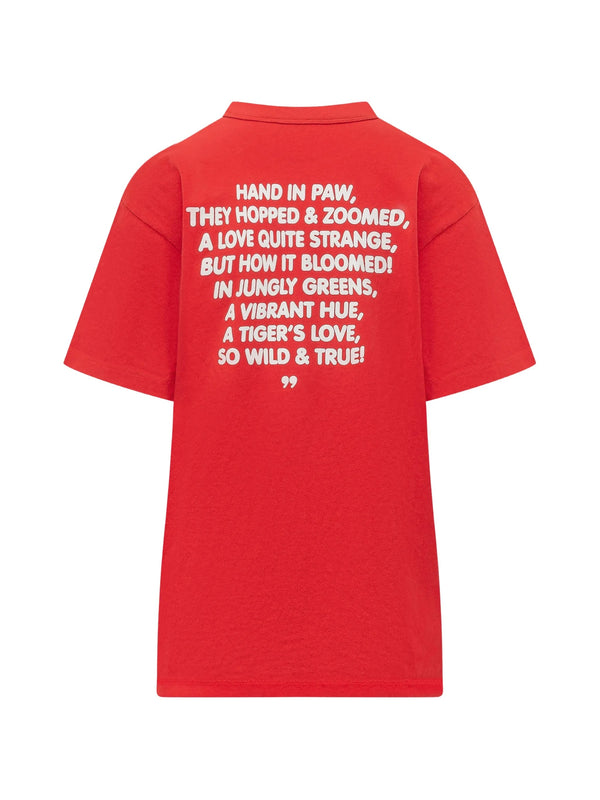 T-shirt unisex 'Kenzo Cartoon' in cotone
