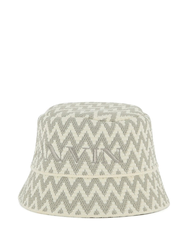 Jacquard bucket hat