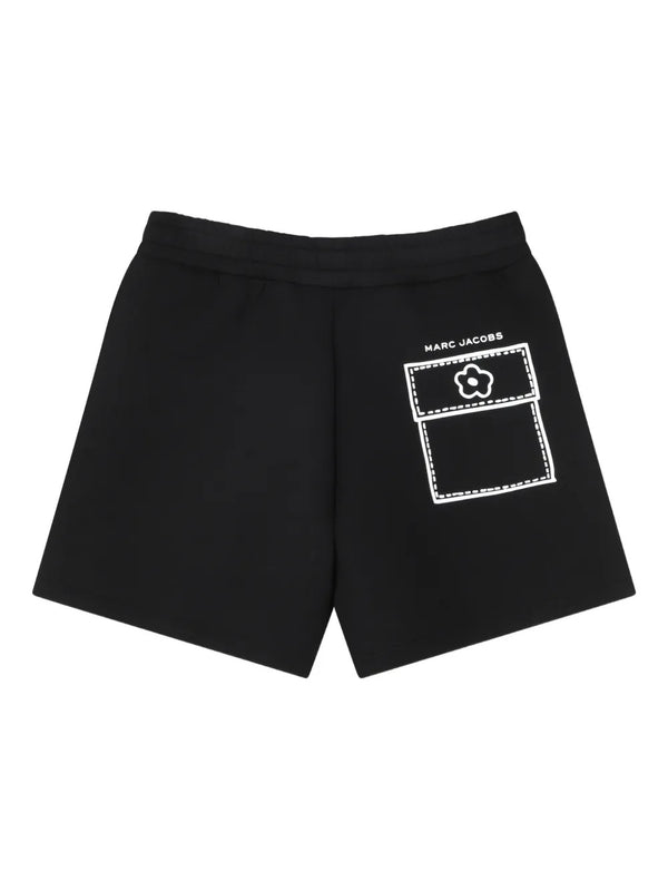 Elastic waist shorts