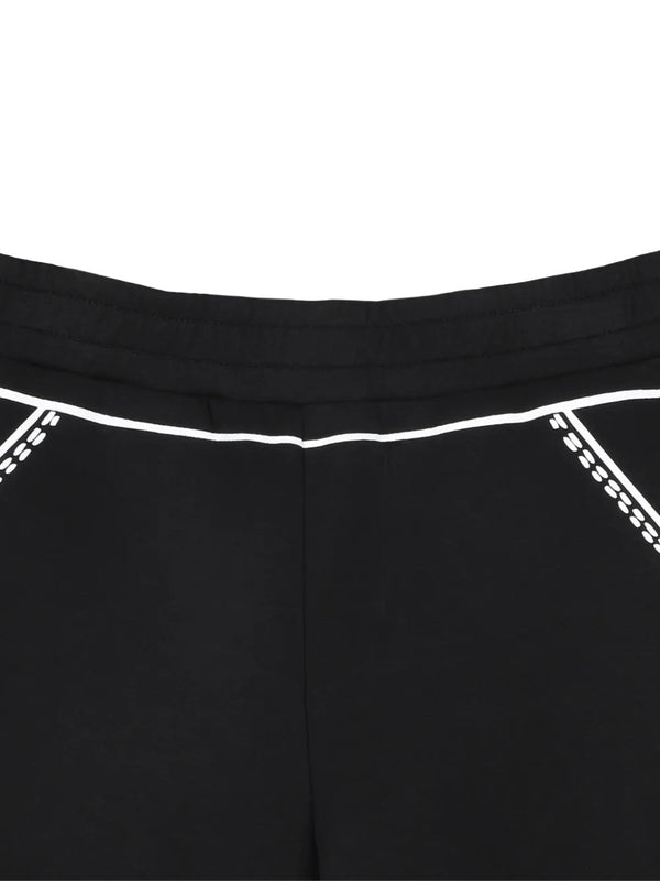 Elastic waist shorts