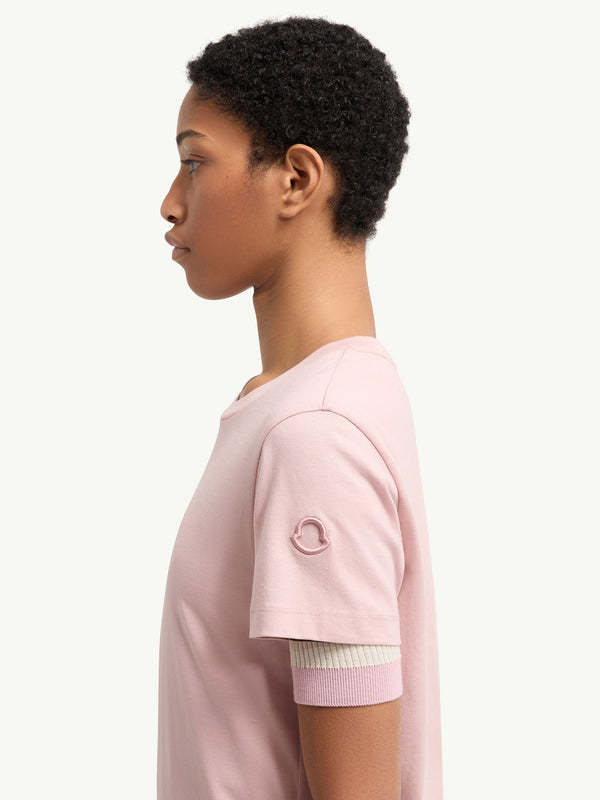 Cotton T-shirt with embroidered logo