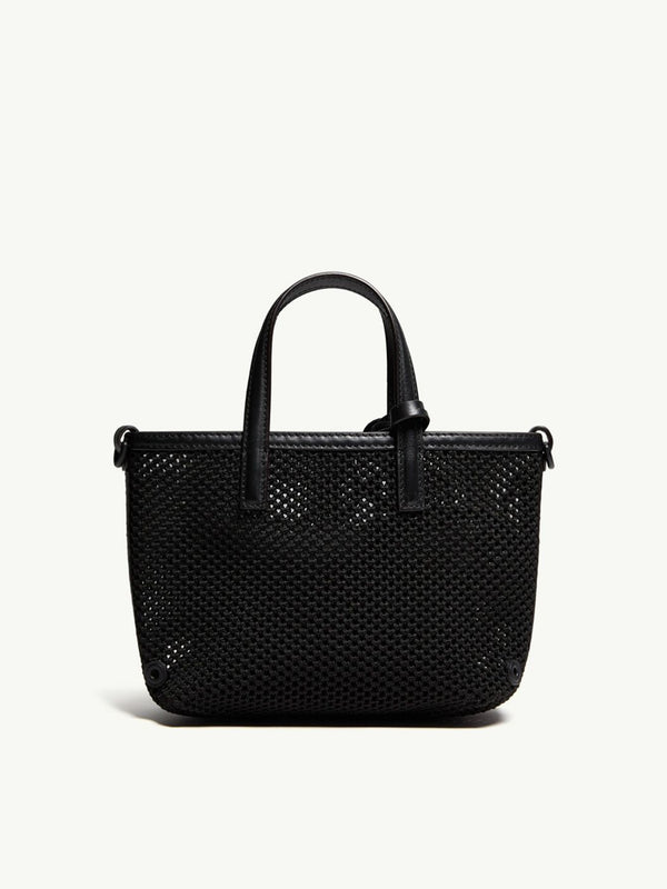 Borsa tote Very in rete e pelle