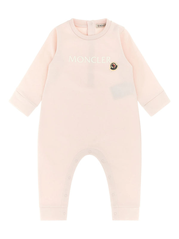 Cotton onesie with logo