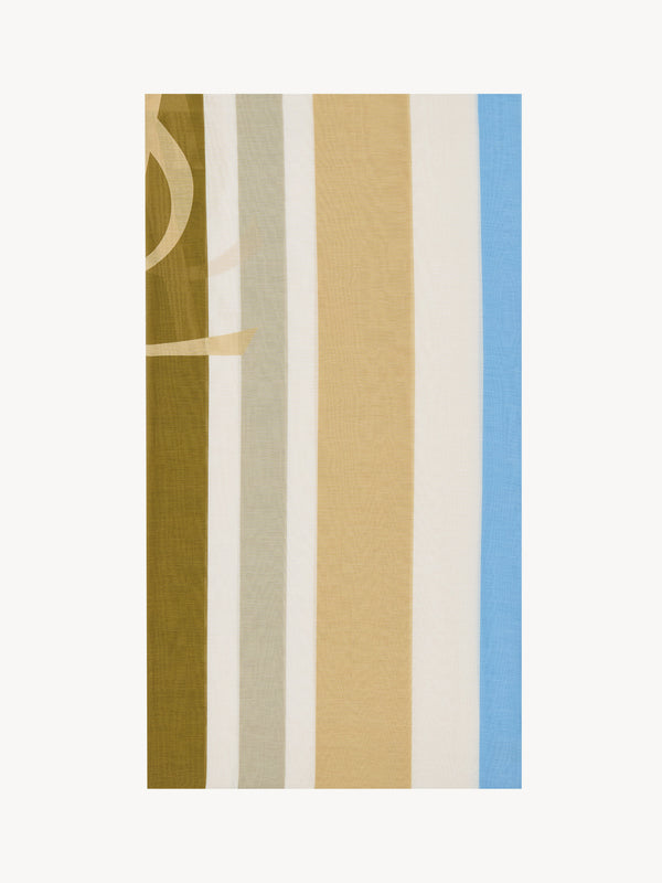 CASSANDRE striped stole