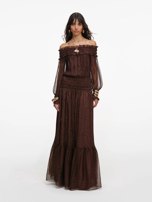 Georgette maxi dress