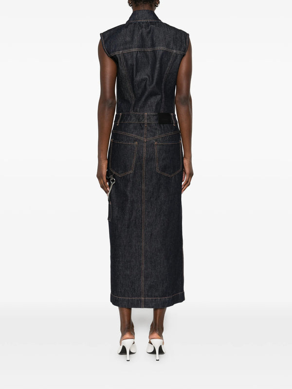 Abito in denim spdfarfalla