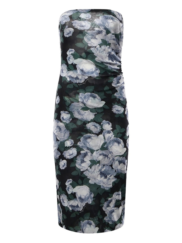 Floral Mesh Dress