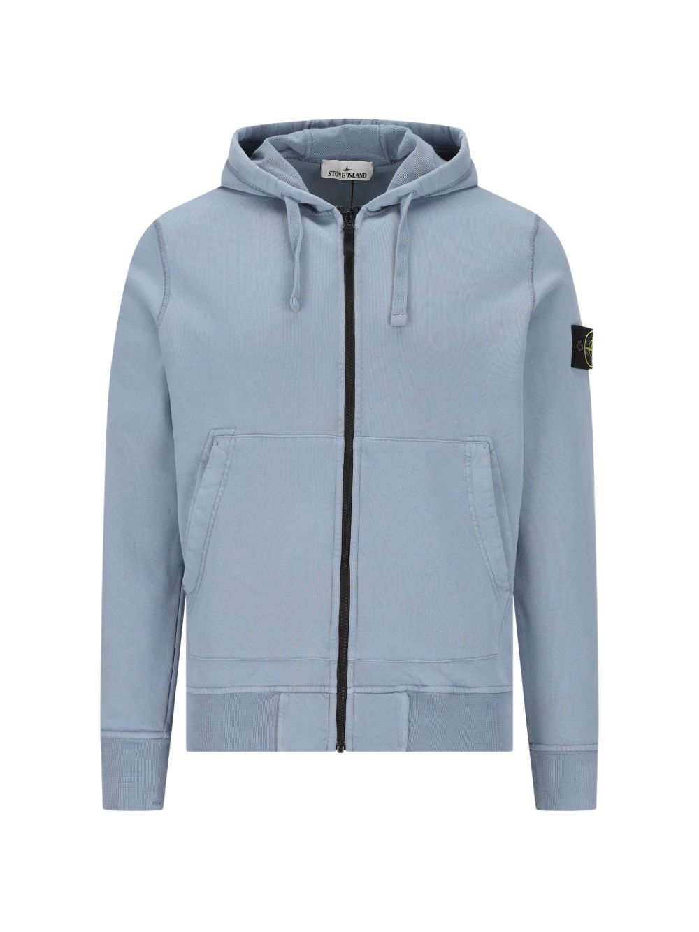 6100061 hooded zip-up sweatshirt STONE ISLAND Azzurro | Grifo210