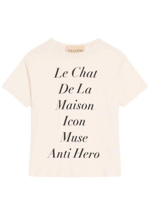 T-Shirt Con Stampa Le Chat De La Maison Icon Muse Anti Hero