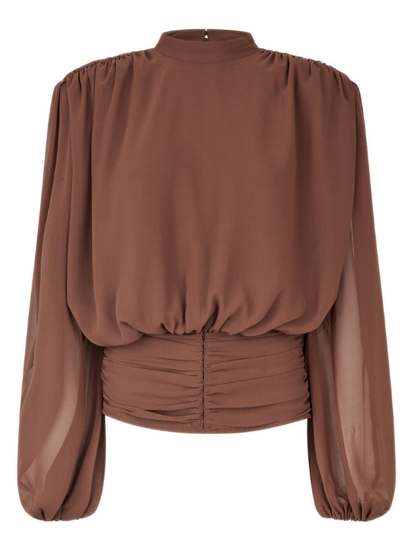 Pleated blouse