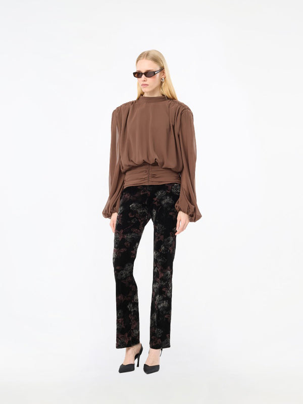 Pleated blouse