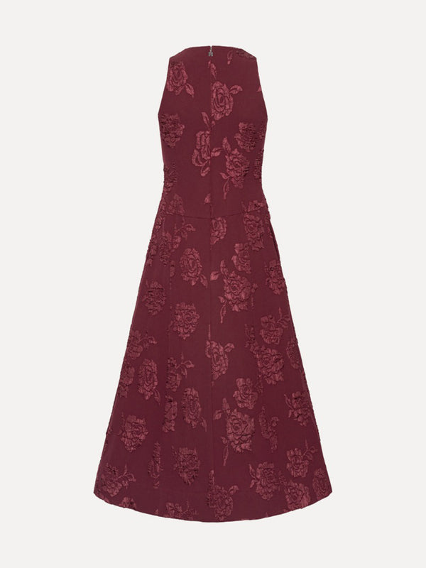 Sequins Flared maxi dress