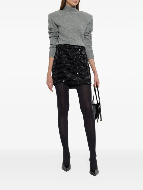 Sequins mini skirt