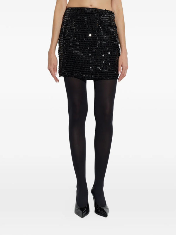 Sequins mini skirt