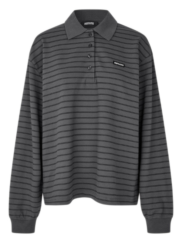 Pique longsleeve polo