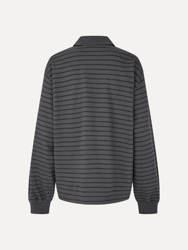 Pique longsleeve polo