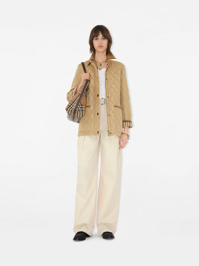 Quilted Nylon Barn Jacket