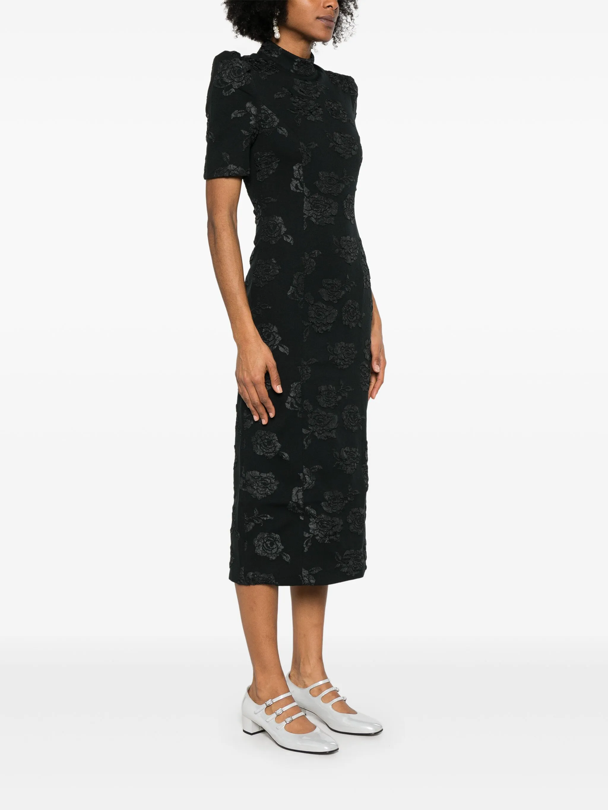 Midi jacquard dress